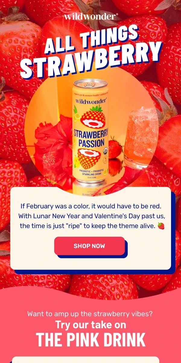 Email from wildwonder. IT'S STRAWBERRY SEASON 🍓