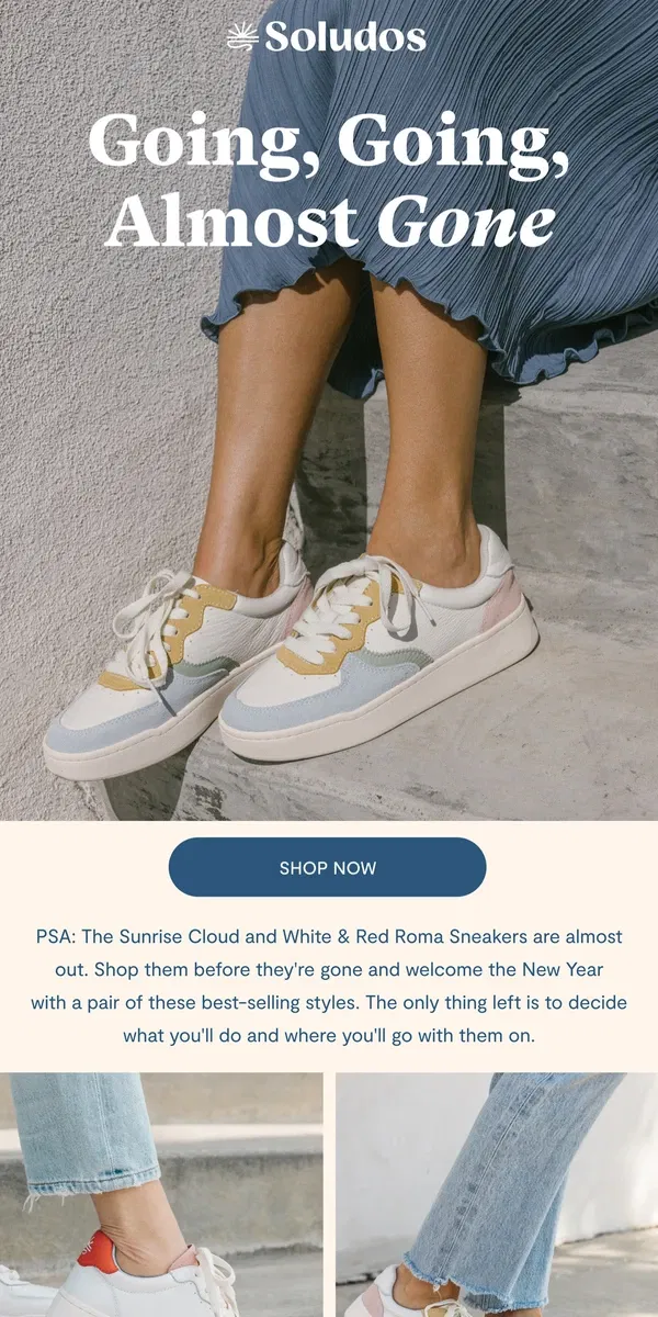 Email from Soludos. These are Hot (even if the Weather's not)