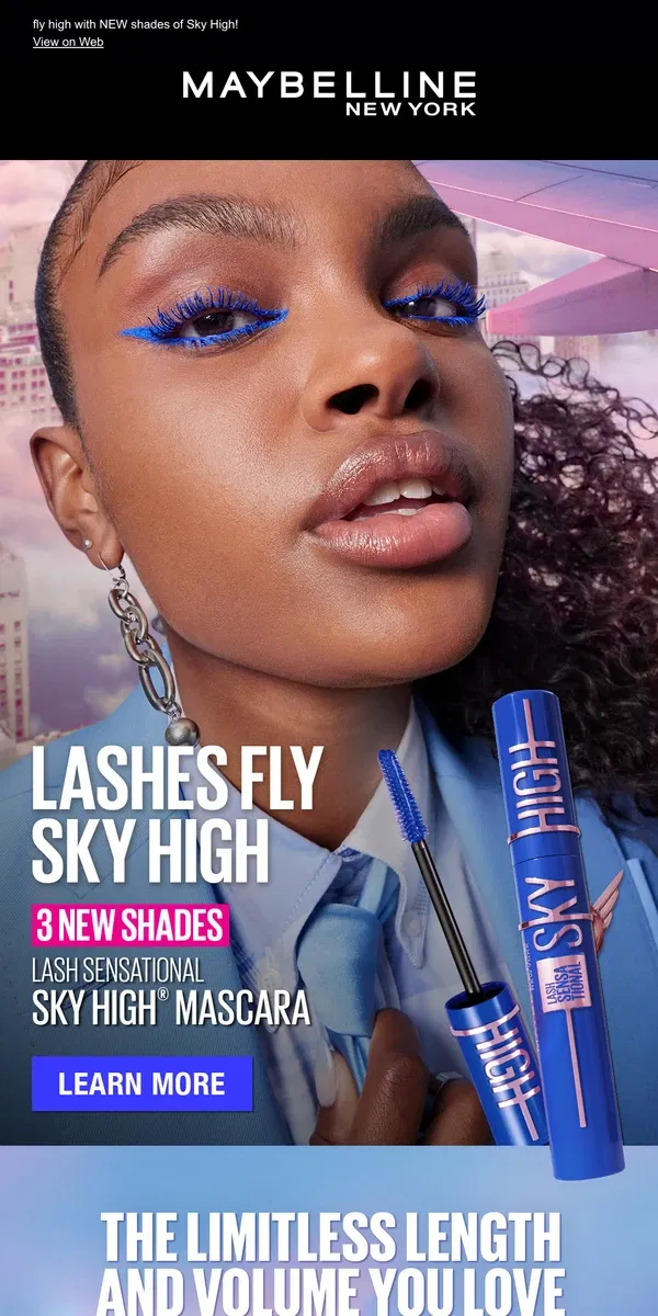 Email from Maybelline. [Name], it's time to check in 😉