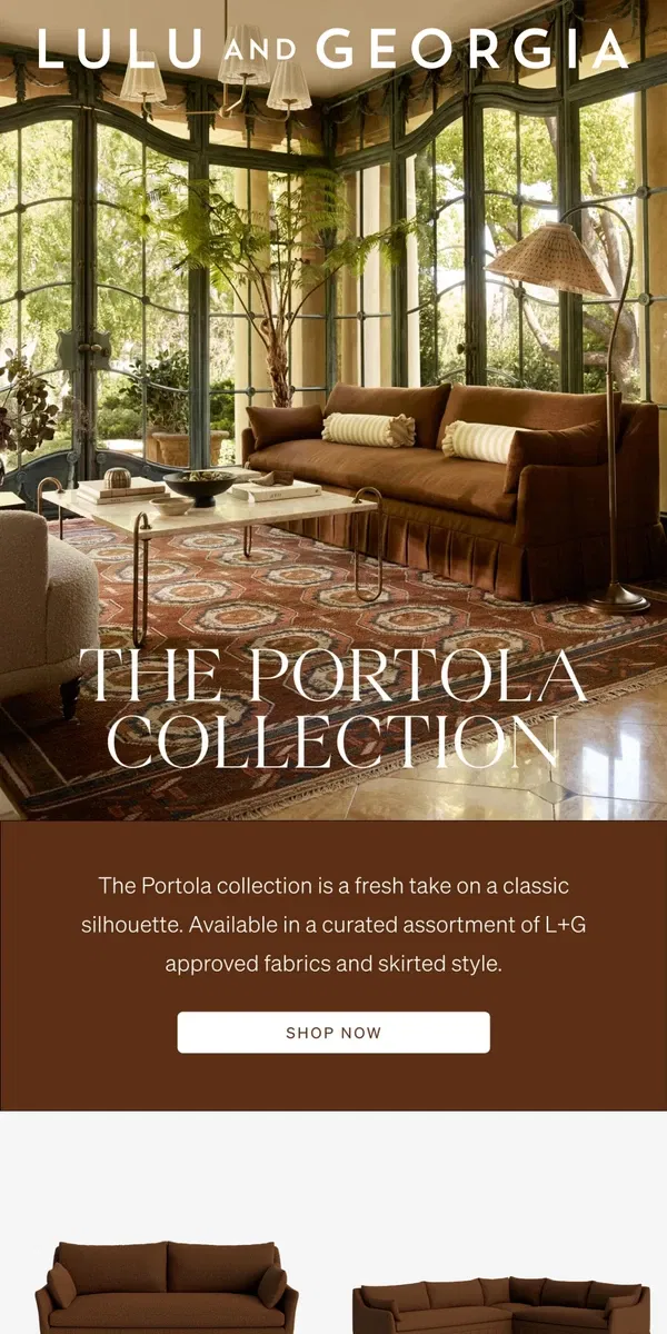 Email from Lulu and Georgia. The Portola Collection