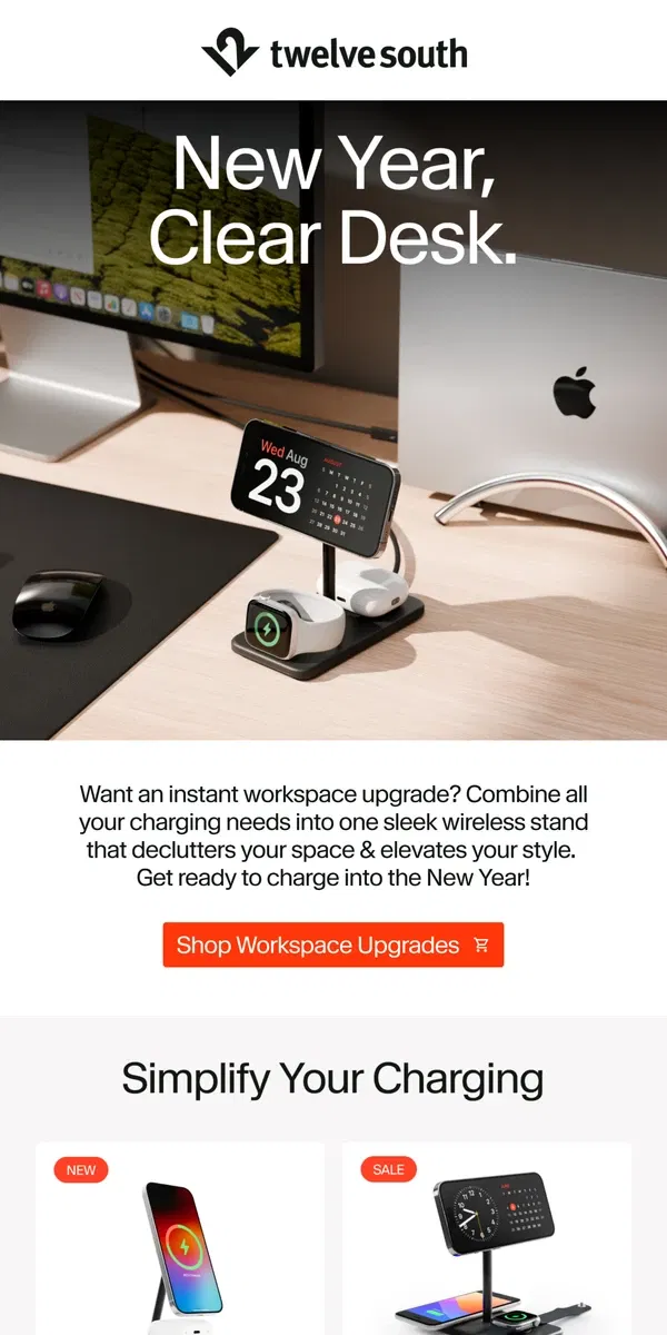 Email from Twelve South. Want an instant upgrade?