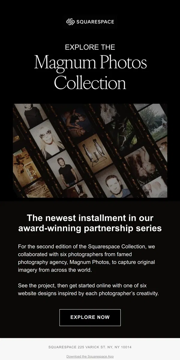 Email from Squarespace. Explore the Magnum Photos Collection