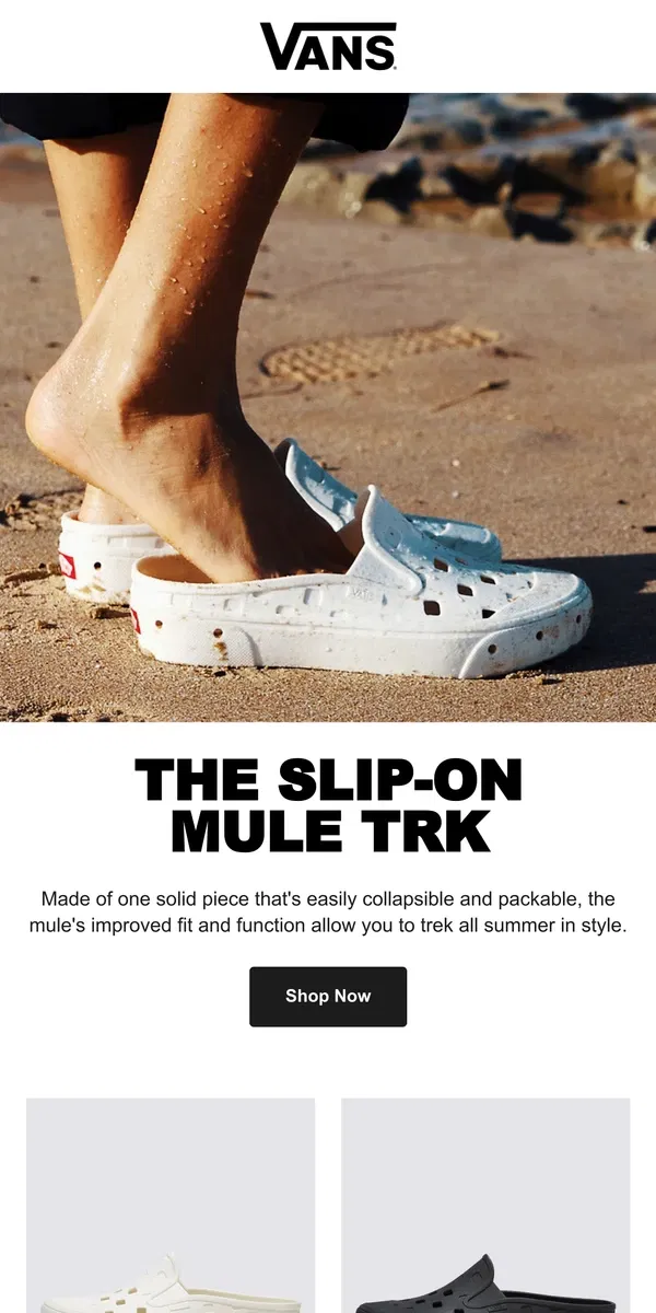 Email from Vans. We've Got the Shoe For Summer