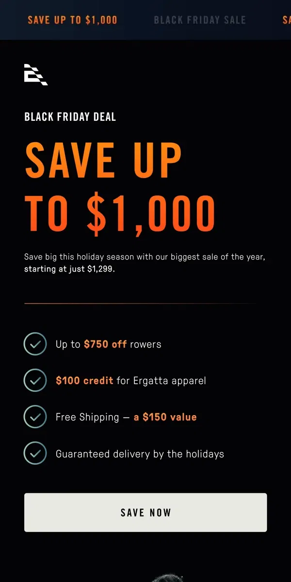 Email from Ergatta. THIS. DEAL. IS. HUGE.❗️