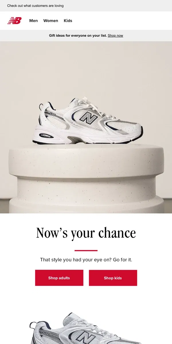 Email from New Balance. Did you miss these?