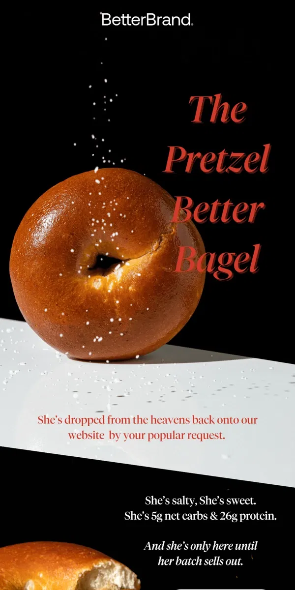 Email from BetterBrand. 🥯 The Pretzel Drop You've Been Waiting For