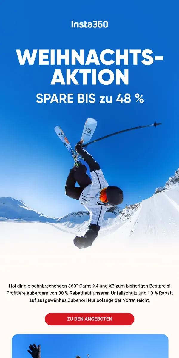 Email from Insta360. Der bisher größte Insta360 Sale 🔥