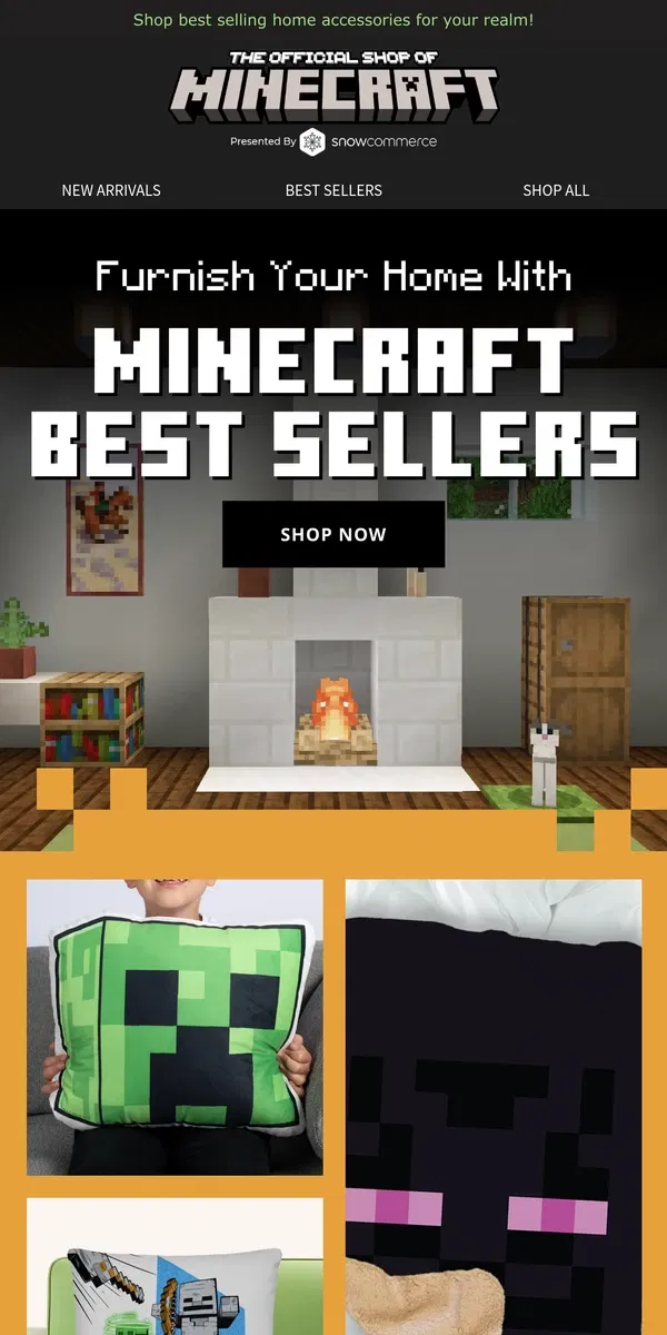 Email from Minecraft. Build Your Home The Minecraft Way!