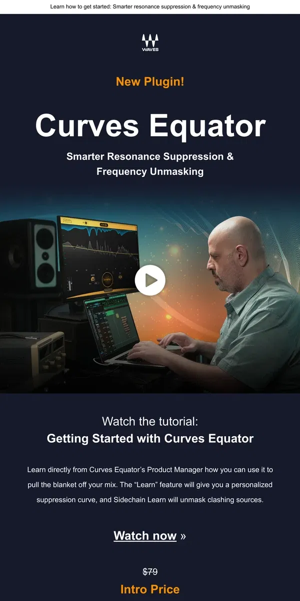Email from Waves Audio. Curves Equator 🧐 Plugin Walkthrough: Unmask Your Mix