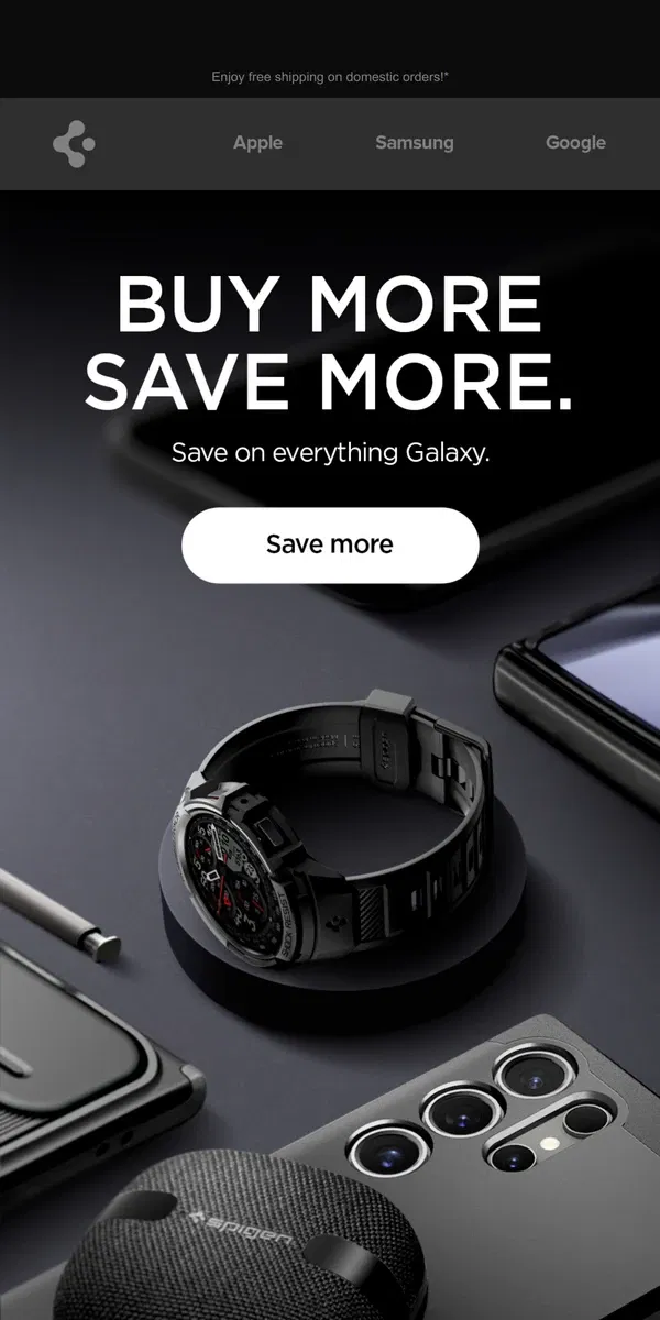 Email from Spigen. Out of this Galaxy deals