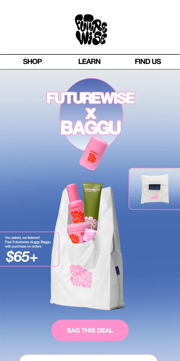 Email from Futurewise. a sluggy gift, just for u