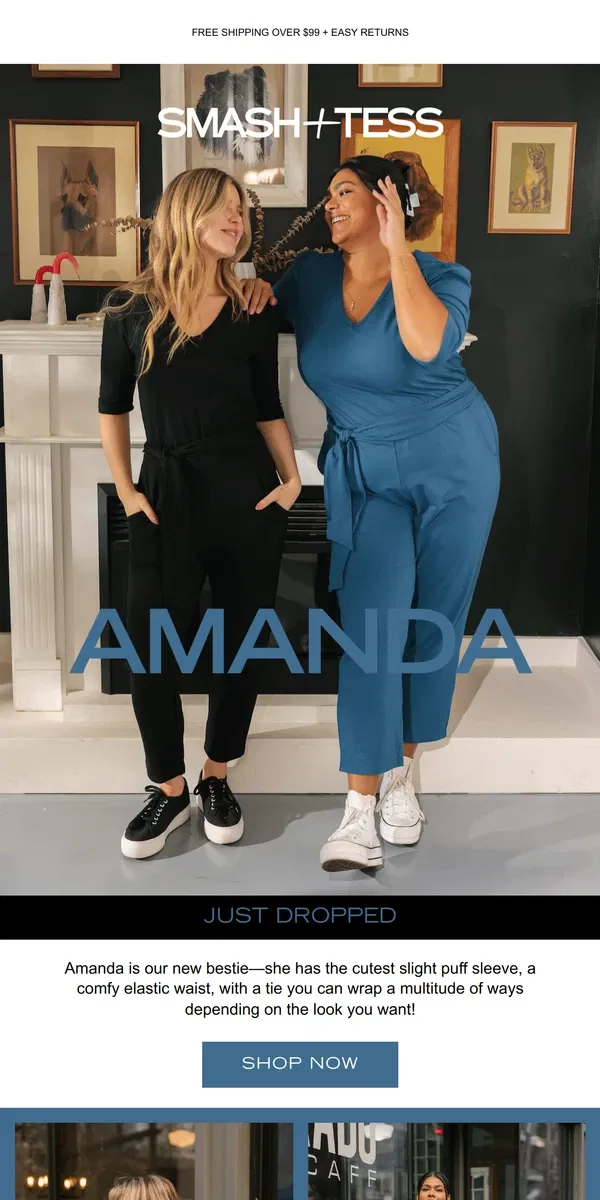 Email from Smash + Tess. Inside: Your NEW Romper Bestie 🧑‍🤝‍🧑