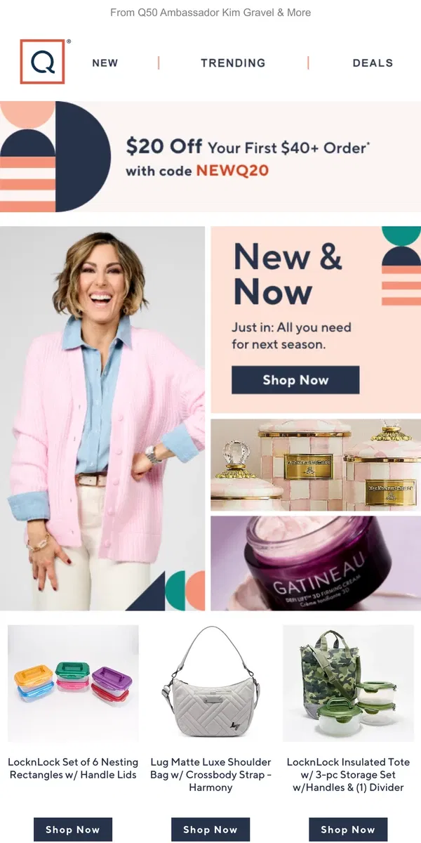 Email from QVC. What Every Shopper Loves...