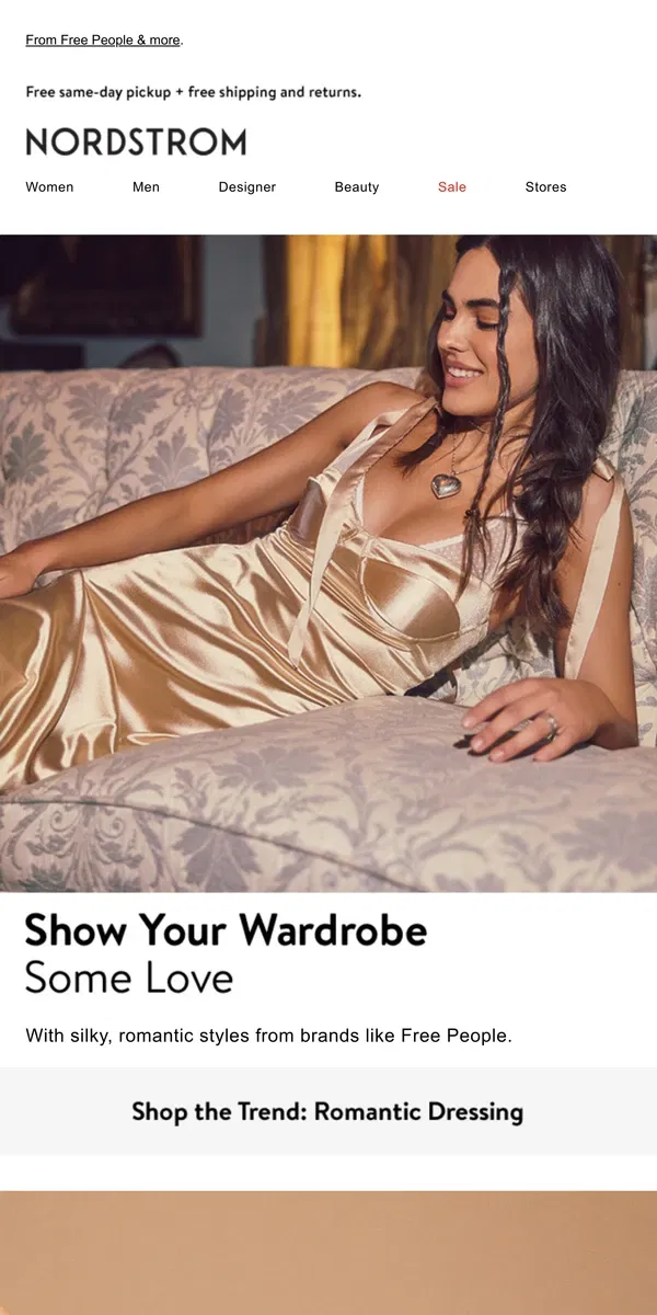 Email from Nordstrom. Dreamy dresses