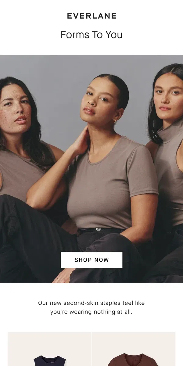 Email from Everlane. Feels Like Nothing