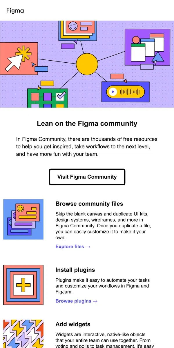 Email from Figma. Add magic to your files