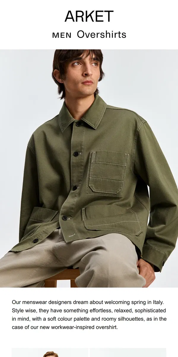 Email from ARKET. Discover our new overshirt