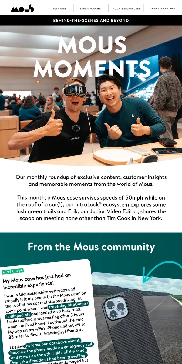 Email from Mous. Mous Moments: March Edition