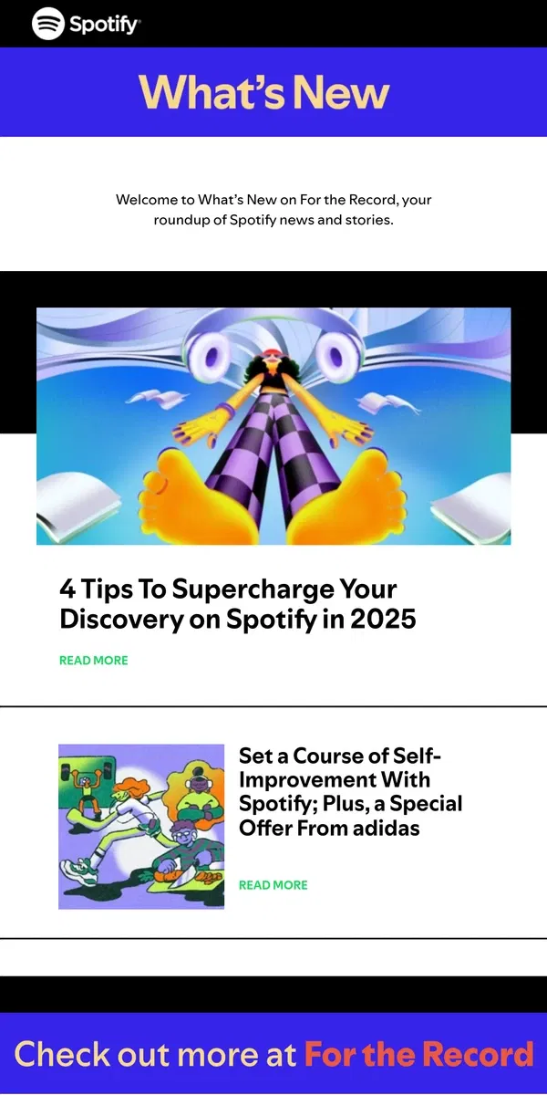 Email from Spotify. Supercharge Your Discovery on Spotify