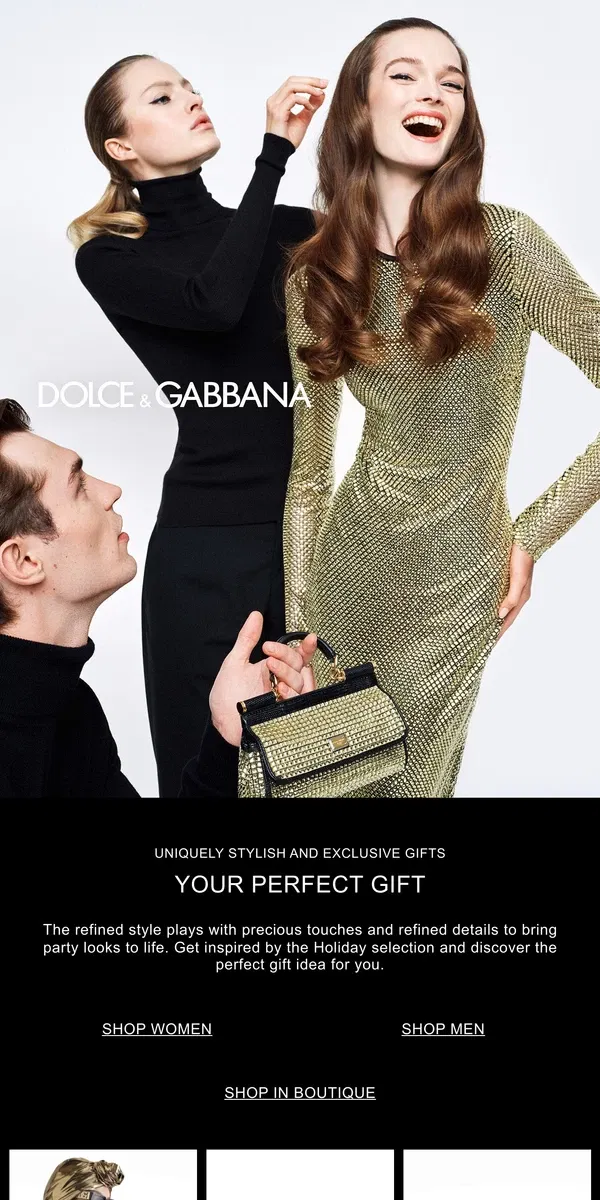 Email from Dolce & Gabbana. Your Perfect Gift