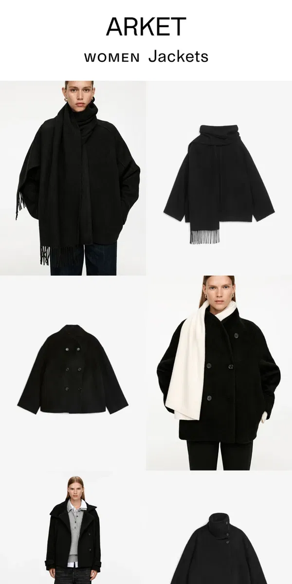 Email from ARKET. New in – Jackets