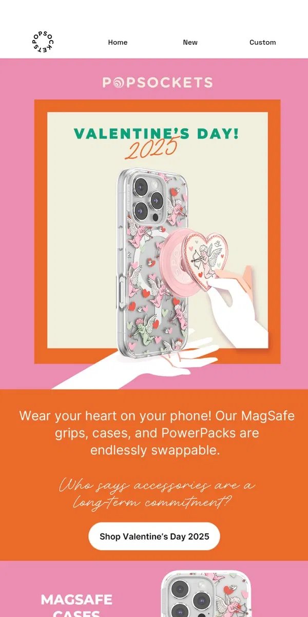 Email from PopSockets. Your phone will swipe right 💌