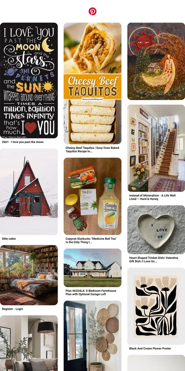 Email from Pinterest. ❤ [Name], these ideas are so you