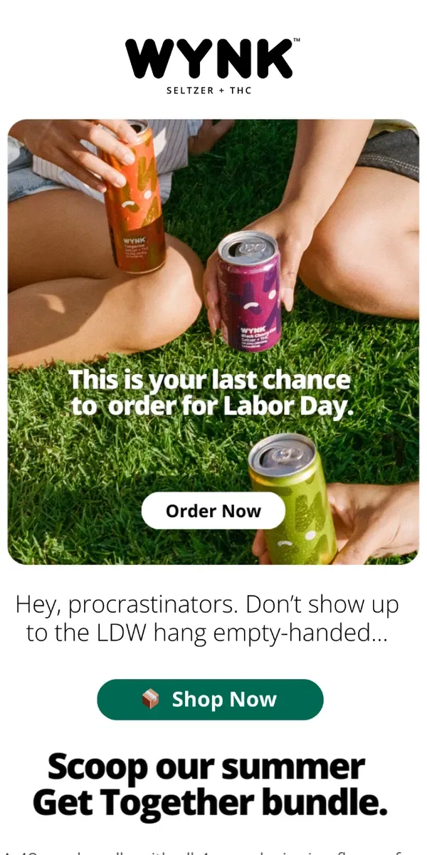 Email from  WYNK. Labor Day Last Chance  👀