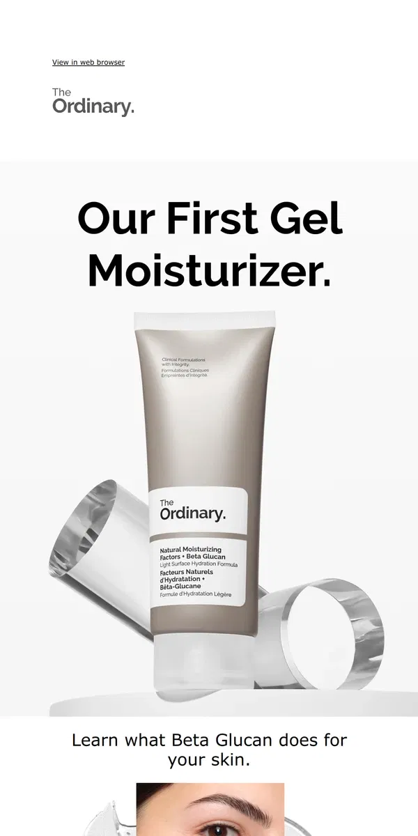 Email from The Ordinary. Why You’ll Love Beta Glucan.