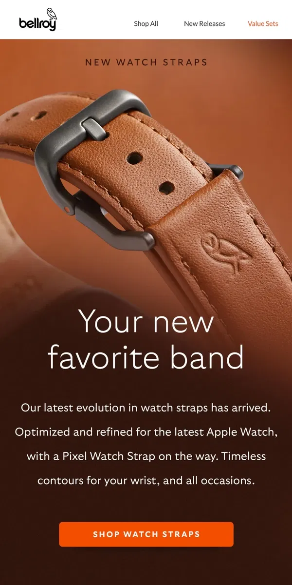 Email from Bellroy. Right on time