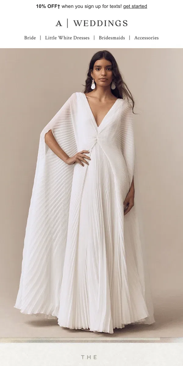 Email from Anthropologie. The Ripple Effect