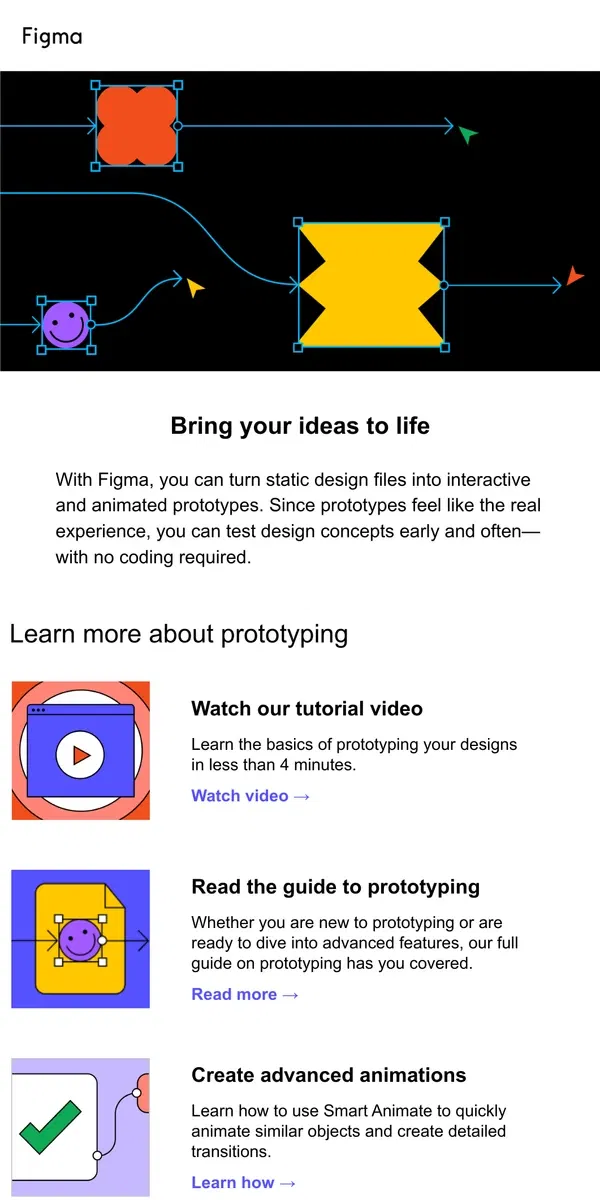 Email from Figma. Prototype like a pro