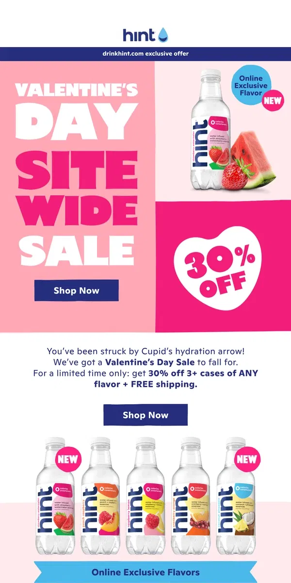 Email from Hint Water. It’s not you, it’s us