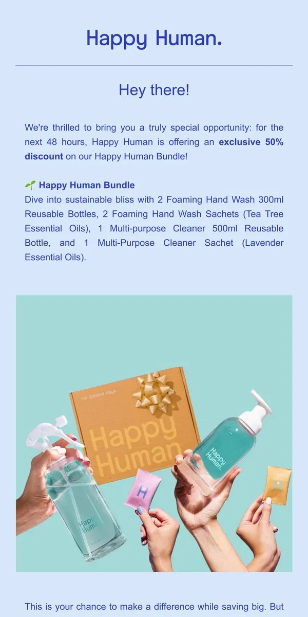 Email from Happy Home. Don't Miss Out on This Once in a Lifetime Offer! 🌟