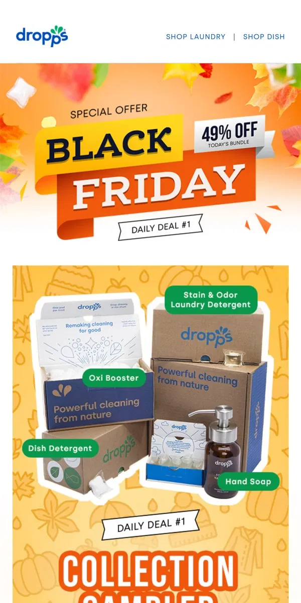 Email from Dropps. LAST CHANCE for this Daily Deal!