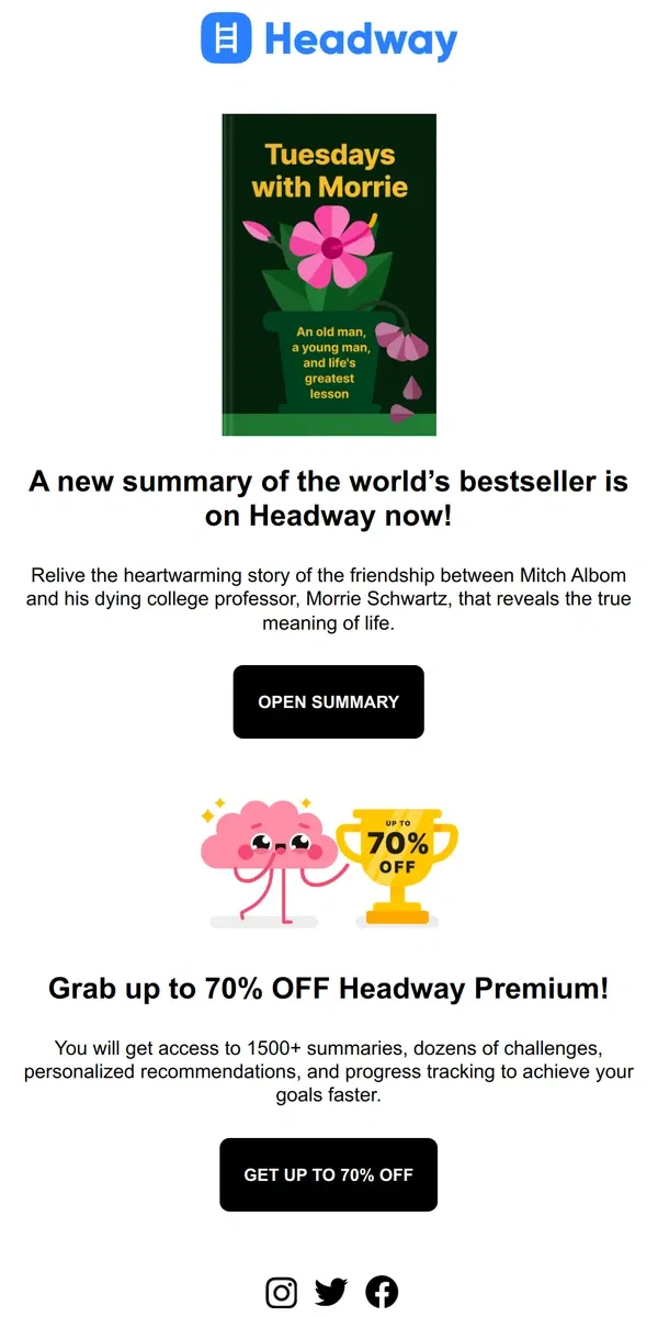 Email from Headway. 📚 New top-rated release is here!