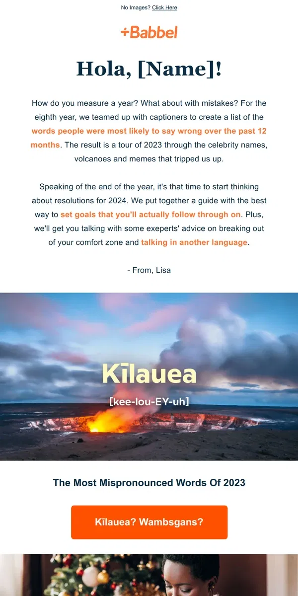 Email from Babbel. 🤔 What Are The Most Mispronounced Words Of 2023?