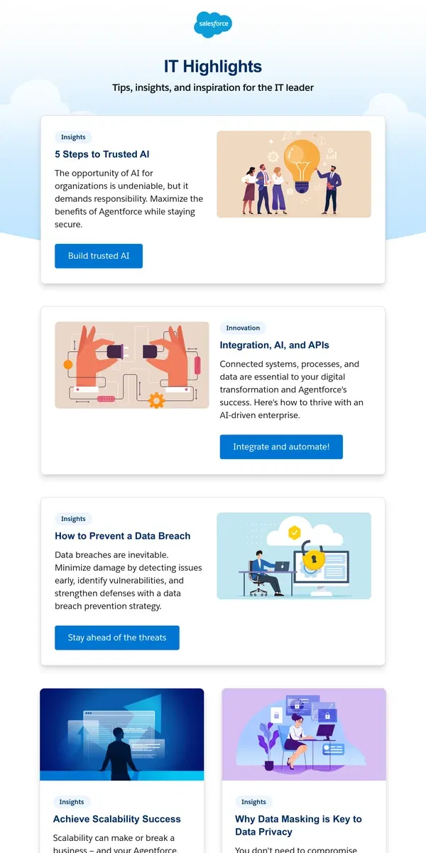 Email from Salesforce. The Perfect Pair: AI and Trust