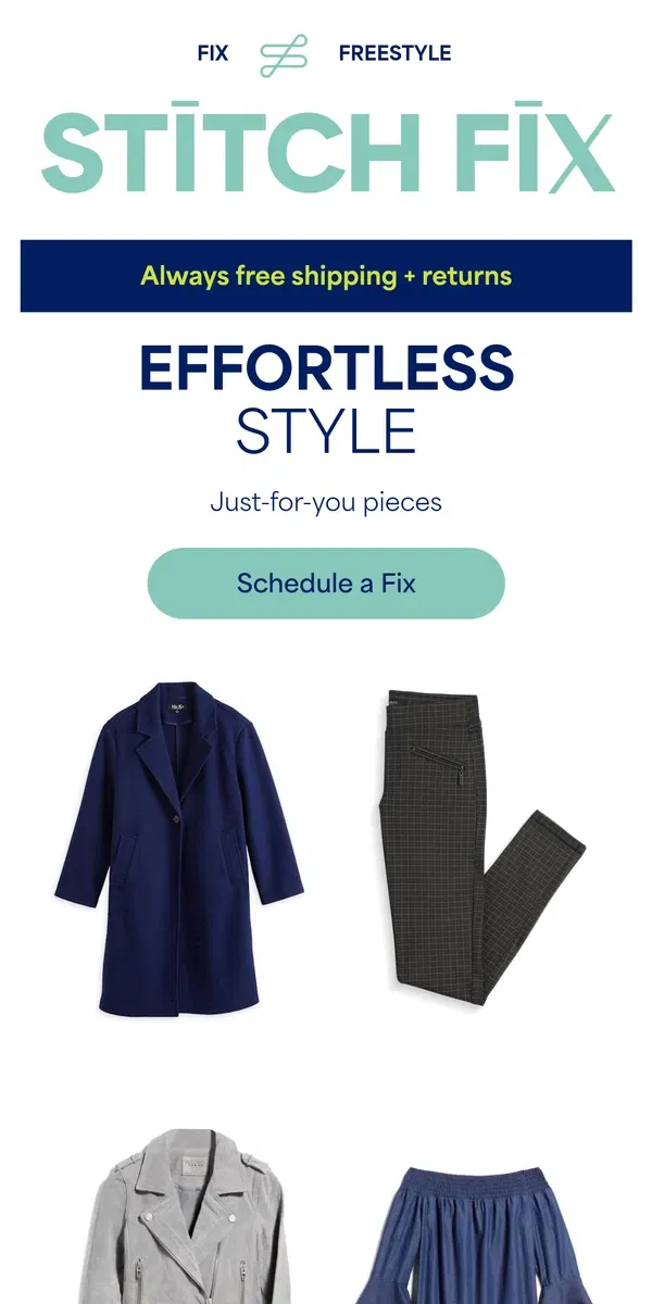 Email from Stitch Fix. Your future is stylish 🔮