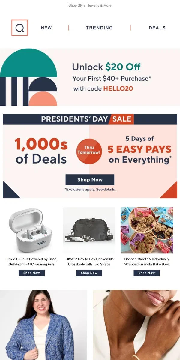 Email from QVC. RE: 1,000s of Limited-Time Deals