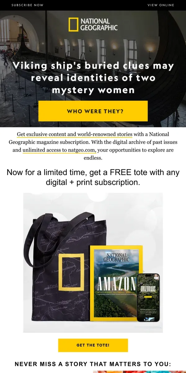 Email from National Geographic. Strokes are on the rise, especially in young people. Why? Subscribe to find out, now just $2/month!