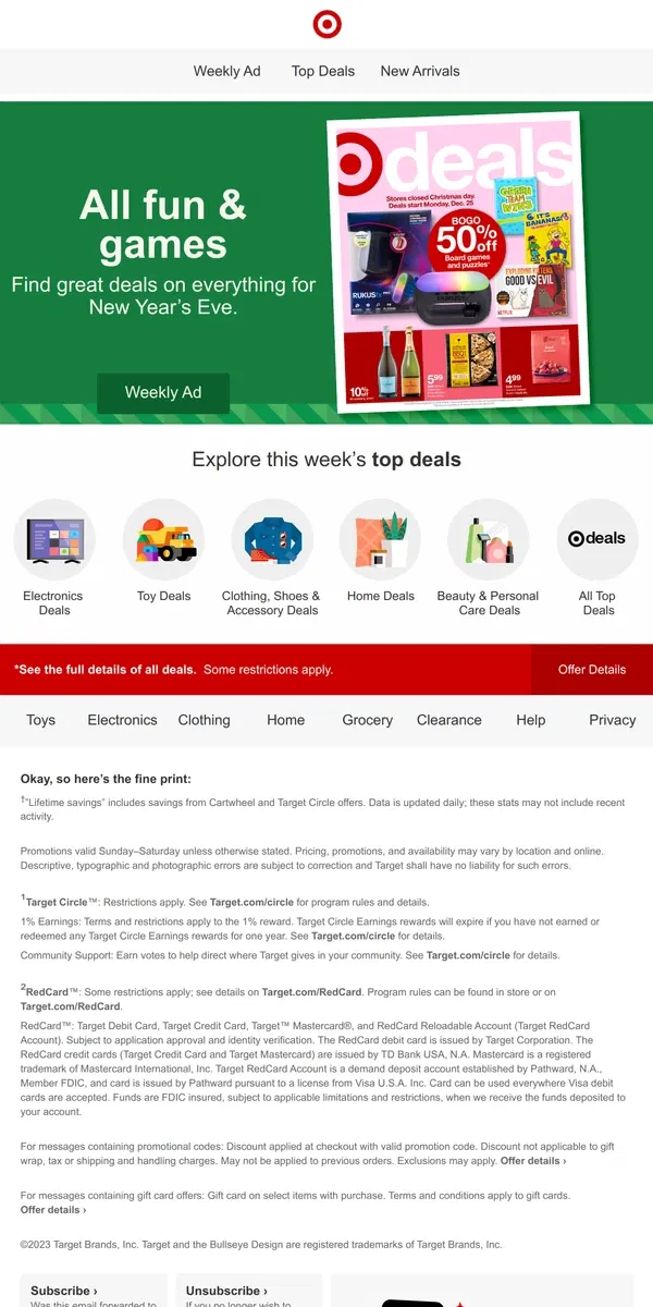 Email from Target. Plan your Target run with great deals from the Weekly Ad.