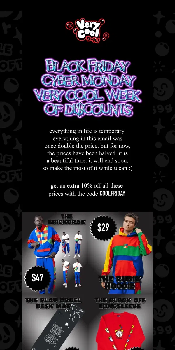 Email from Cool Shirtz. 💲‼️ 50% off everything in this email 💲‼️