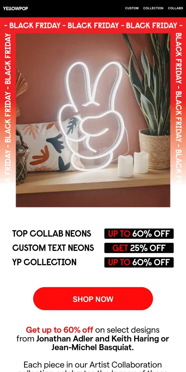 Email from Yellowpop. [Invitation] Get Up To 60% OFF