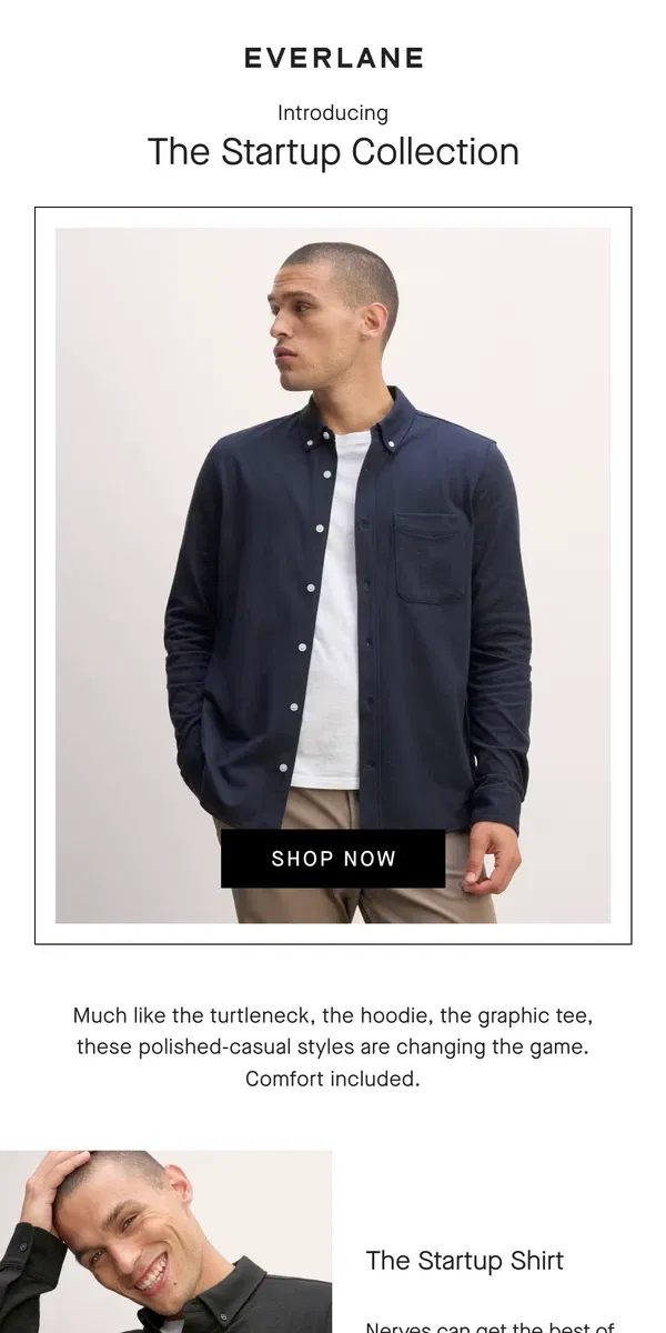 Email from Everlane. What Should An Entrepreneur Wear