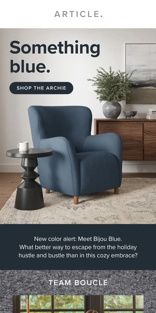 Email from Article. The Archie: Now in a new color