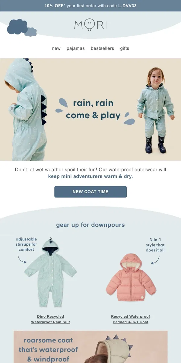 Email from MORI. Rain won’t stop play here 🌧️☔