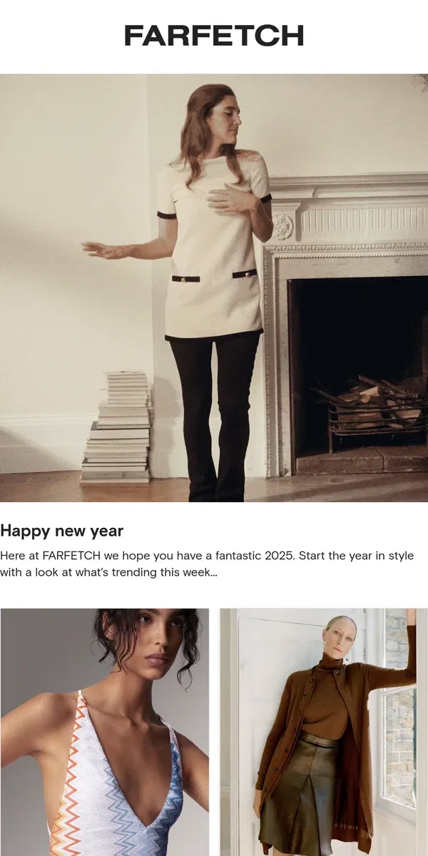 Email from FARFETCH. Happy new year from FARFETCH