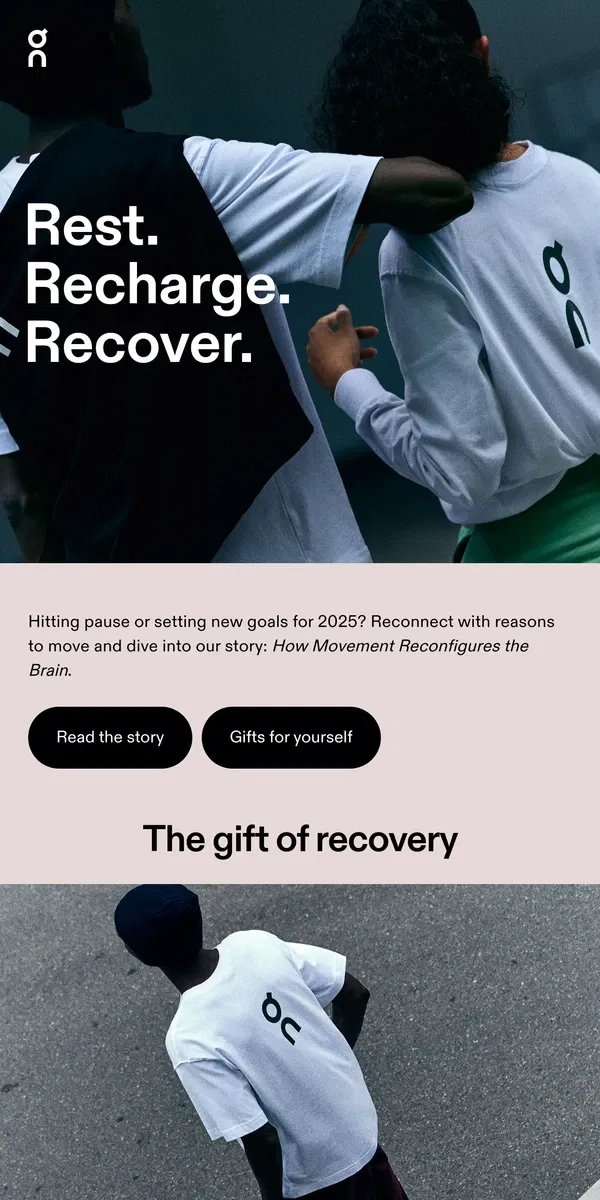 Email from On. ☁️ Recovery’s a gift