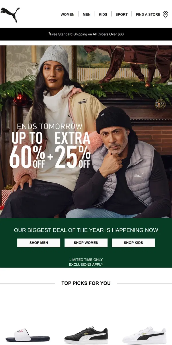 Email from Puma. Save An Extra 25%